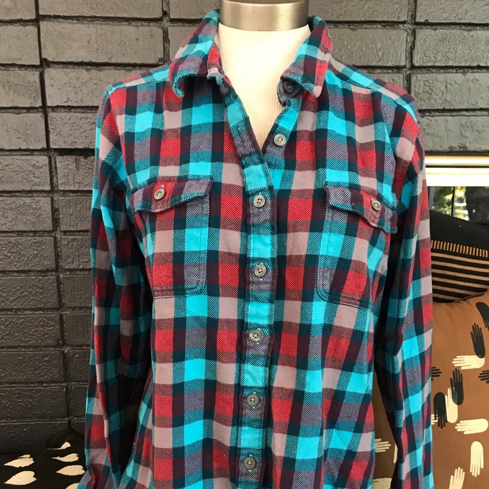 Patagonia plaid button up